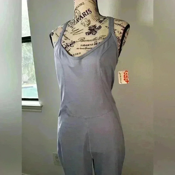 NWT Free People FP Movement Purple Let's Bounce One Piece Jumpsuit Women's Large - Picture 3 of 7